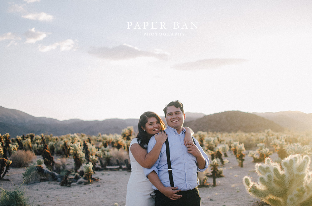 Los Angeles Joshua Tree Engagement Photography