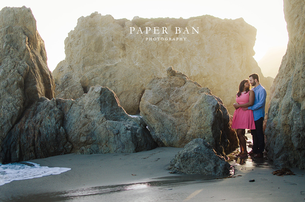 Los Angeles Malibu Beach Engagement Photography