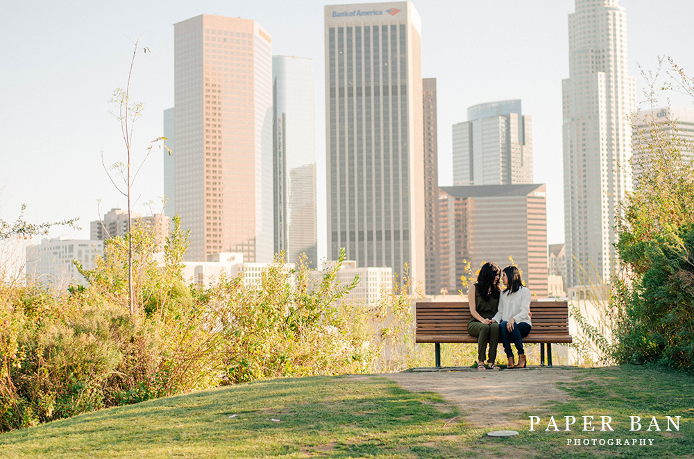 Los Angeles Downtown Engagement Photography