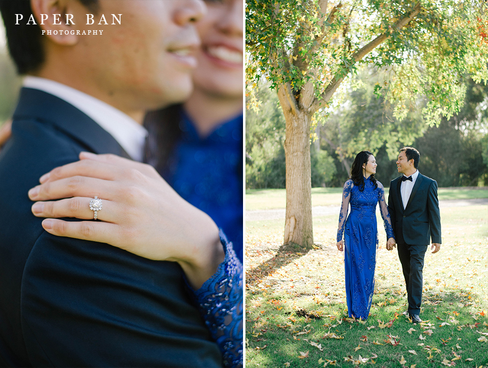 Paper Ban Photography Engagement Portraits at Huntington Beach