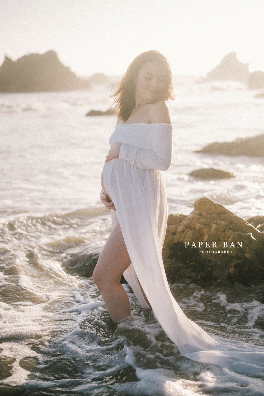 Beach Maternity Portrait Photographer