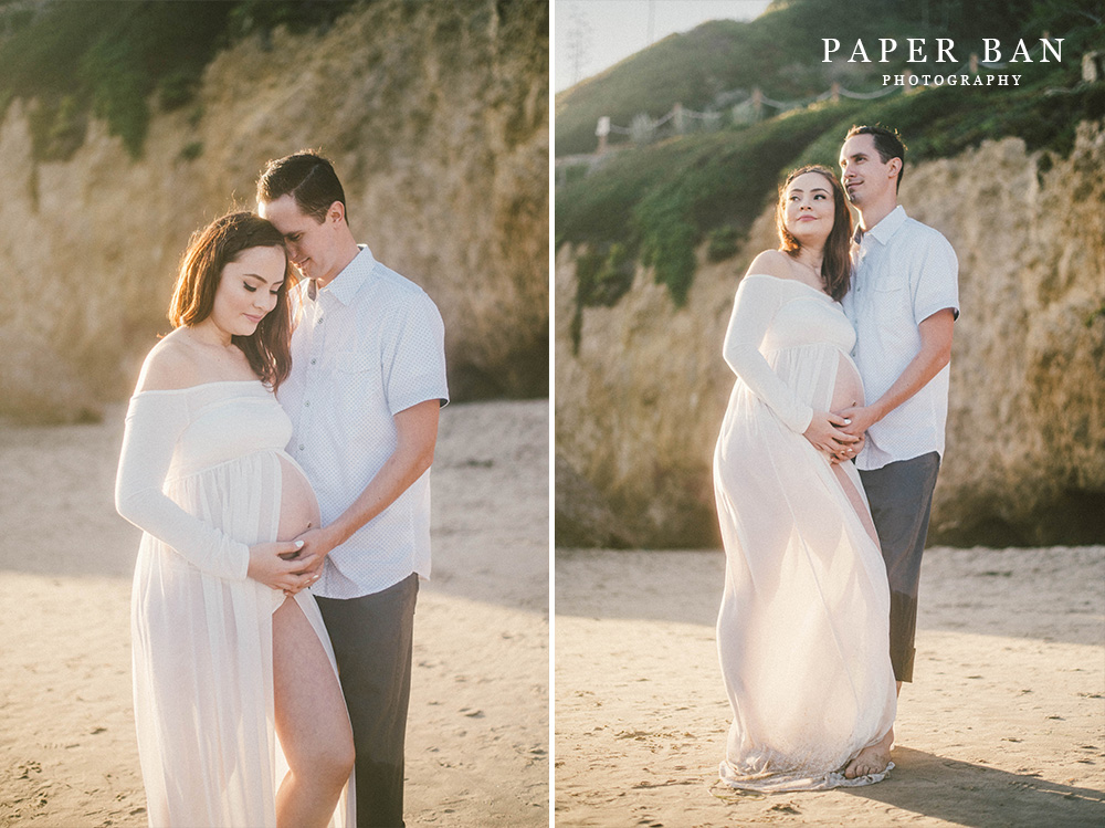 Beach Maternity Portrait Photographer