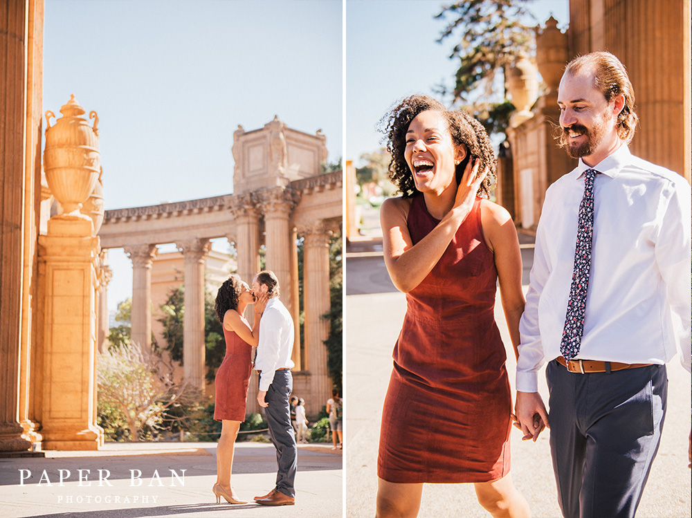 Palace of Fine Arts Engagement Portrait