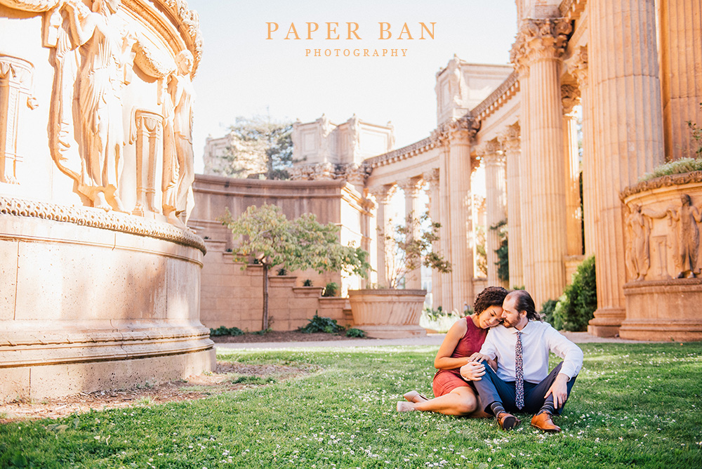 Palace of Fine Arts Engagement Portrait