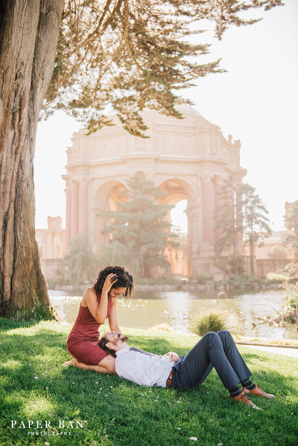 Palace of Fine Arts Engagement Portrait