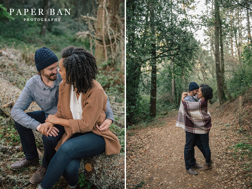 Muir Woods Engagement Portrait Photographer